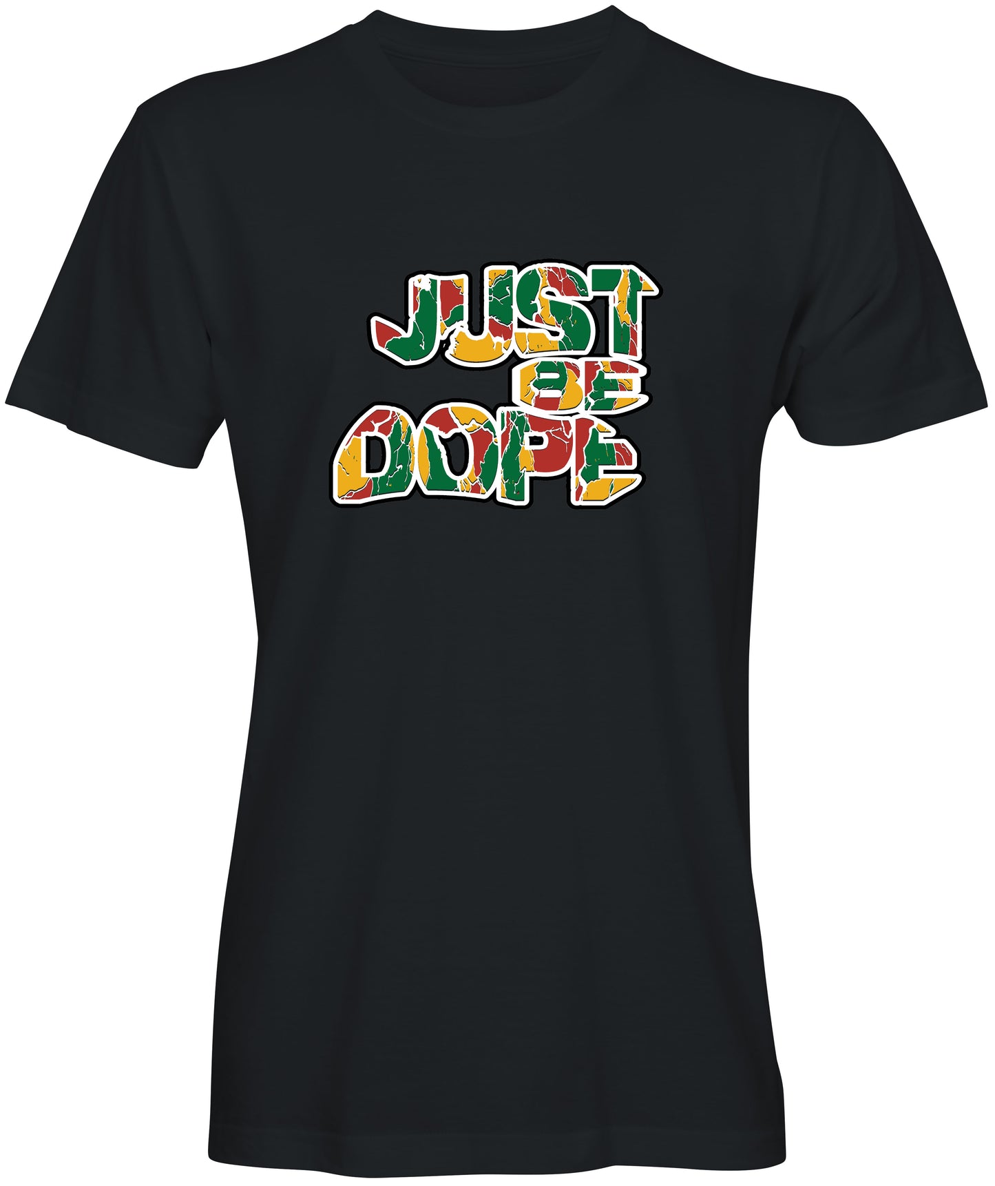 JUST BE DOPE - RED GOLD GREEN CAMO
